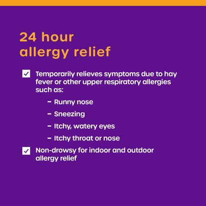 Authentic USA sourced HealthCareAisle antihistamine 90 count bottle for indoor allergy defense