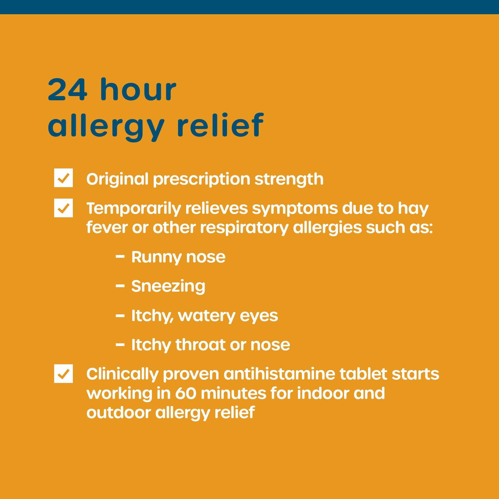 Imported Levocetirizine Dihydrochloride one hundred sixty tablets package highlighting active ingredients list