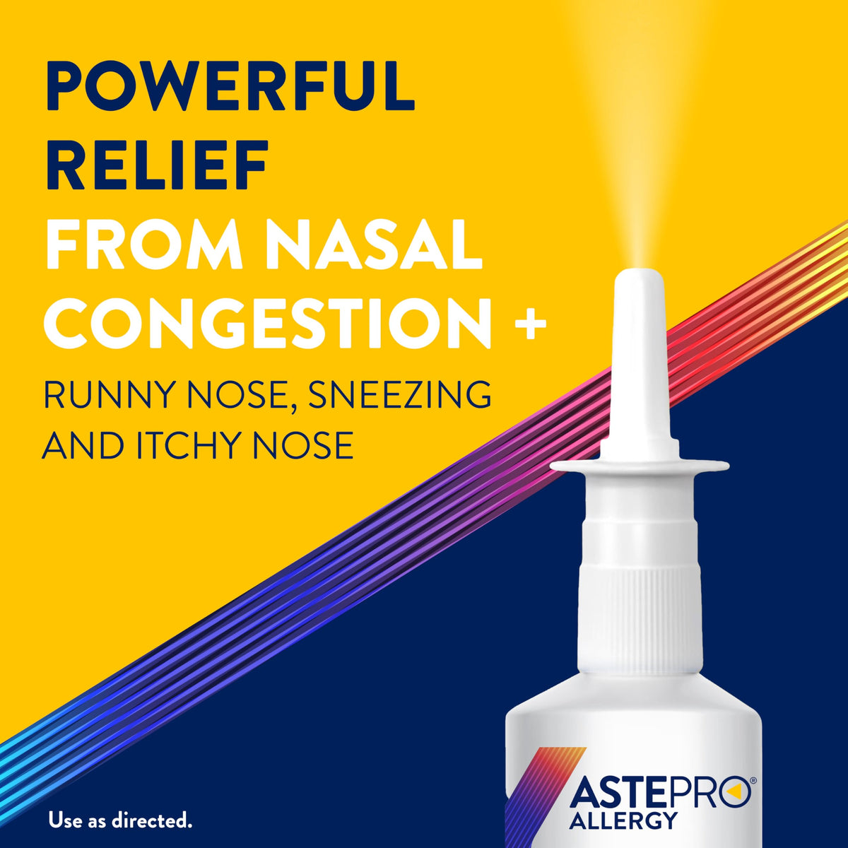 The complete Astepro 24-hour allergy relief bundle containing the 1.01 fluid ounce spray bottle and personal pocket tissues.