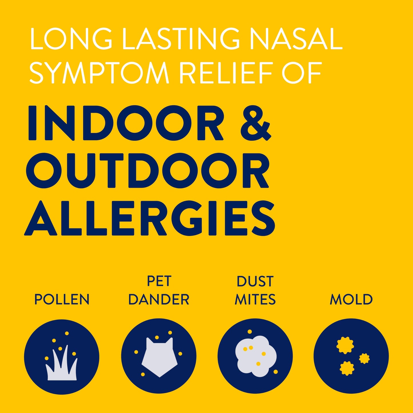 Top view of the unboxed Astepro nasal antihistamine spray ready for daily seasonal or perennial allergy management.