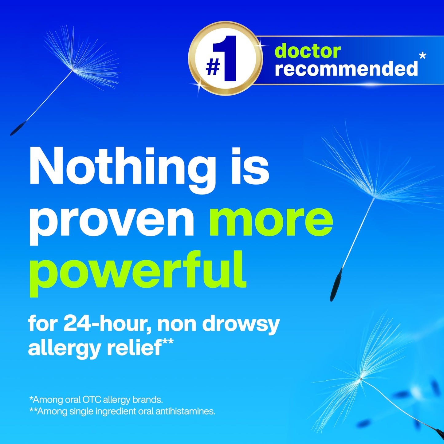 Claritin twenty four hour antihistamine thirty tablets bottle display