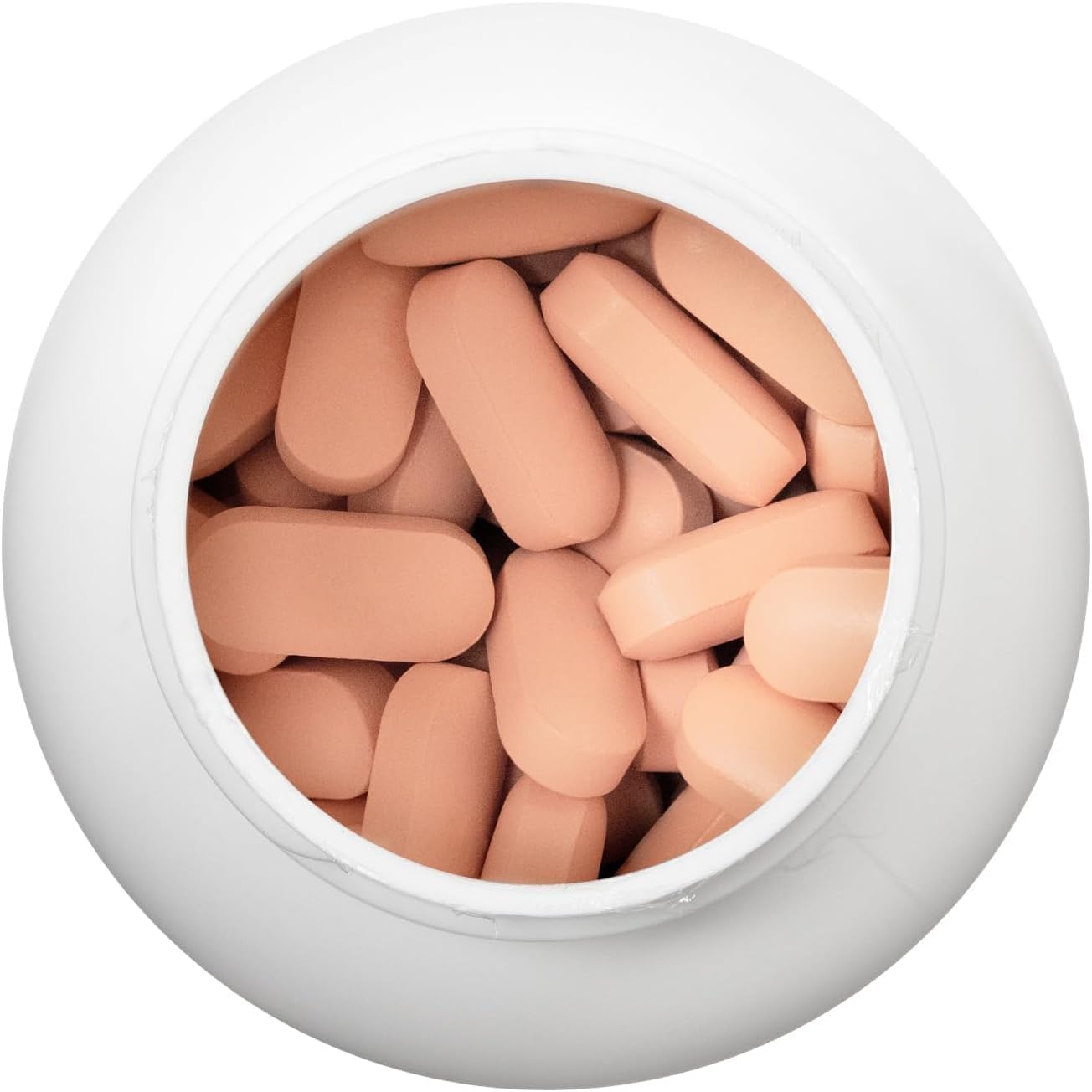 Close up of HealthA2Z fexofenadine hydrochloride allergy medicine safety seal and expiration date area.
