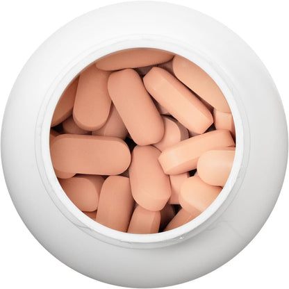 Close up of HealthA2Z fexofenadine hydrochloride allergy medicine safety seal and expiration date area.