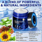 Cfxyhnox plant-based nerve relief cream texture close up