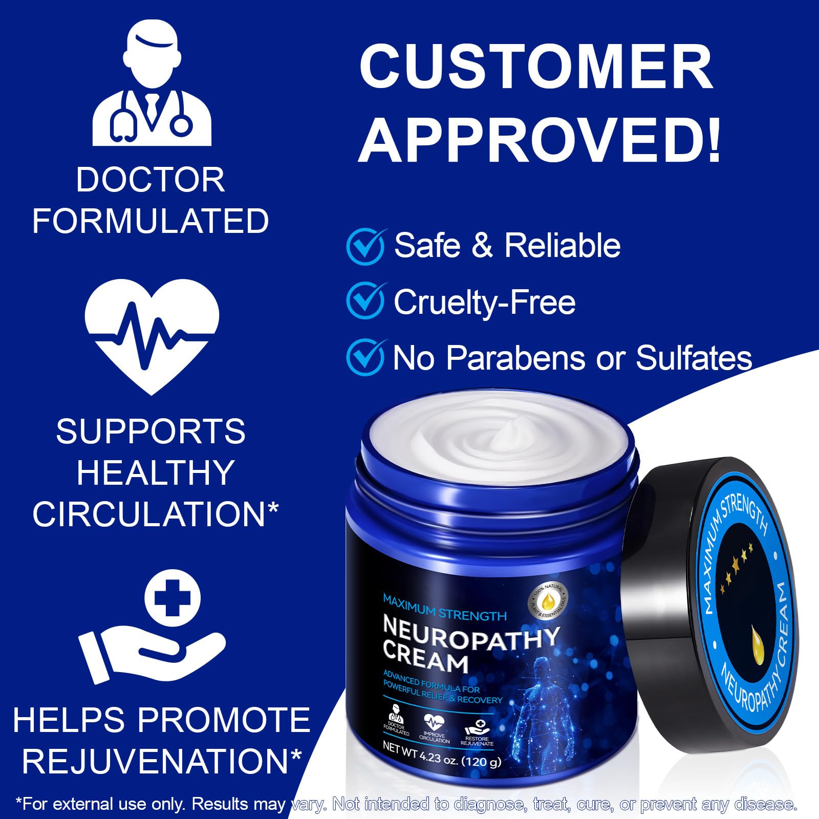 Usage of Cfxyhnox cooling cream on feet and legs