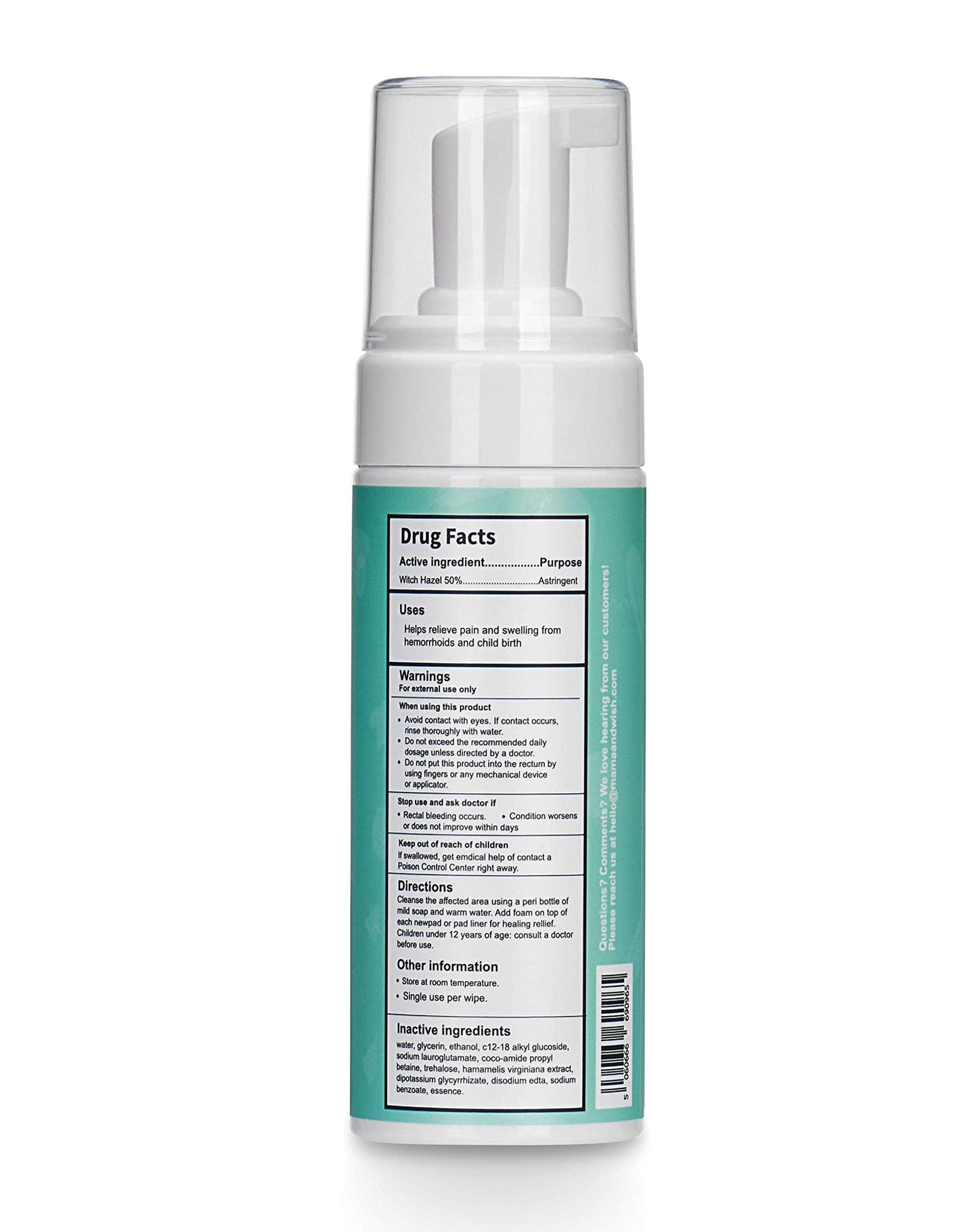 Authentic Mama and Wish healing foam for new mothers
