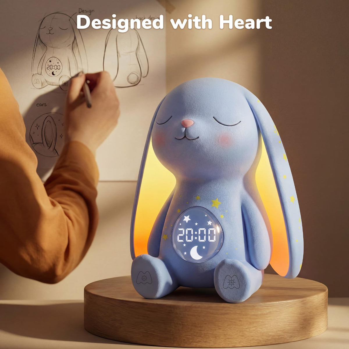 Mewaii smart sleep device retail packaging showcasing the product awards and main feature callouts