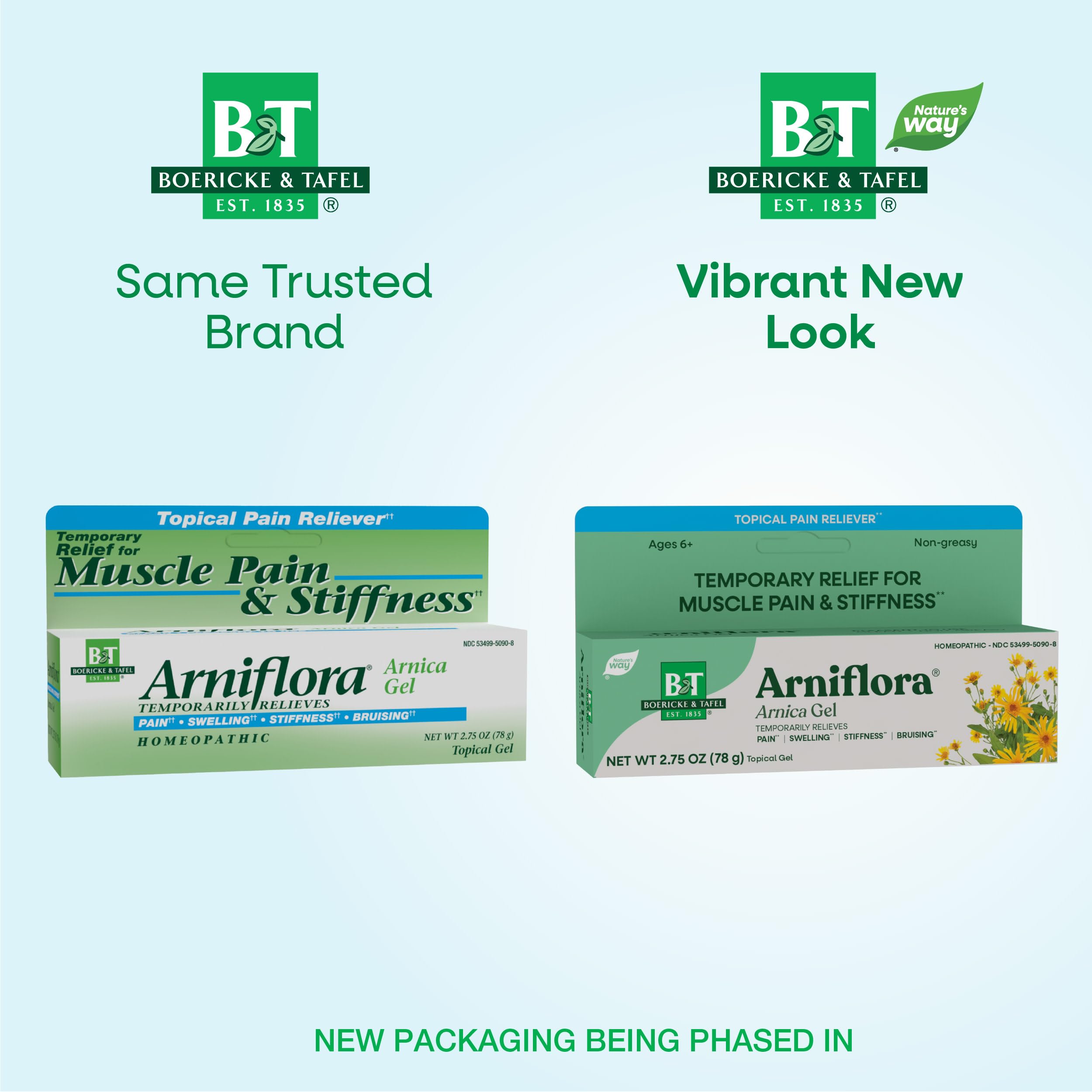 Nature's Way Arniflora Arnica Gel tube for muscle pain relief