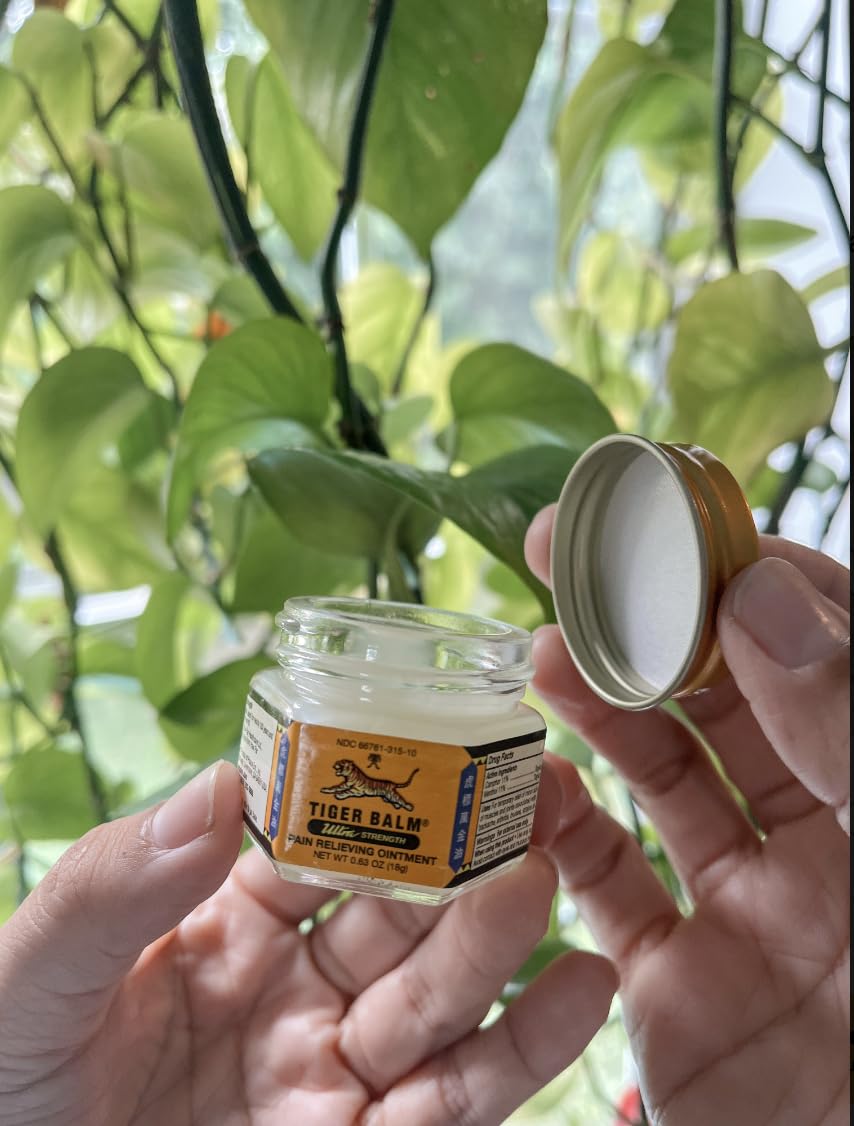 Tiger Balm Ultra Strength 0.63 ounce jars side by side