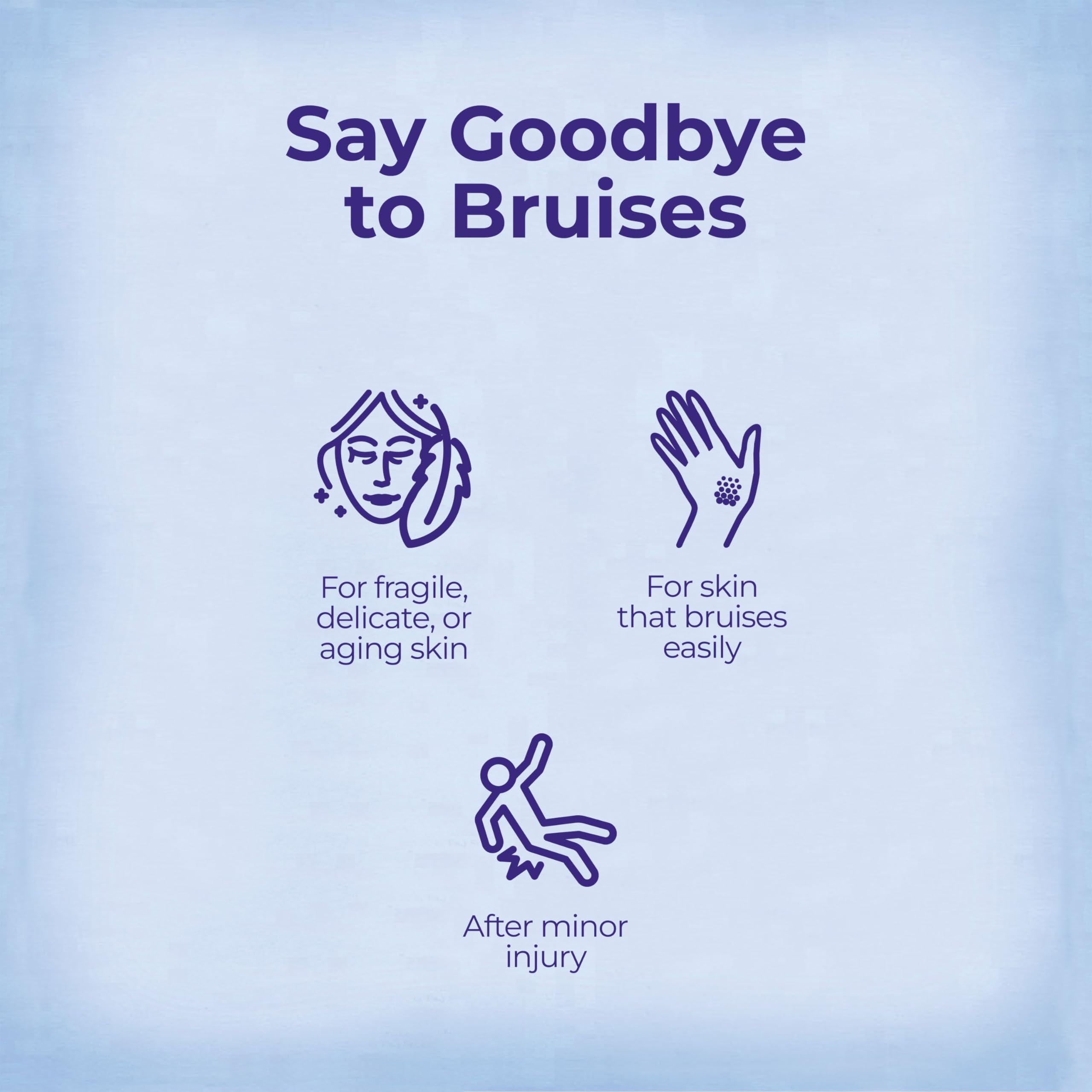 Arnicare Bruise Gel texture demonstrating non-greasy absorption