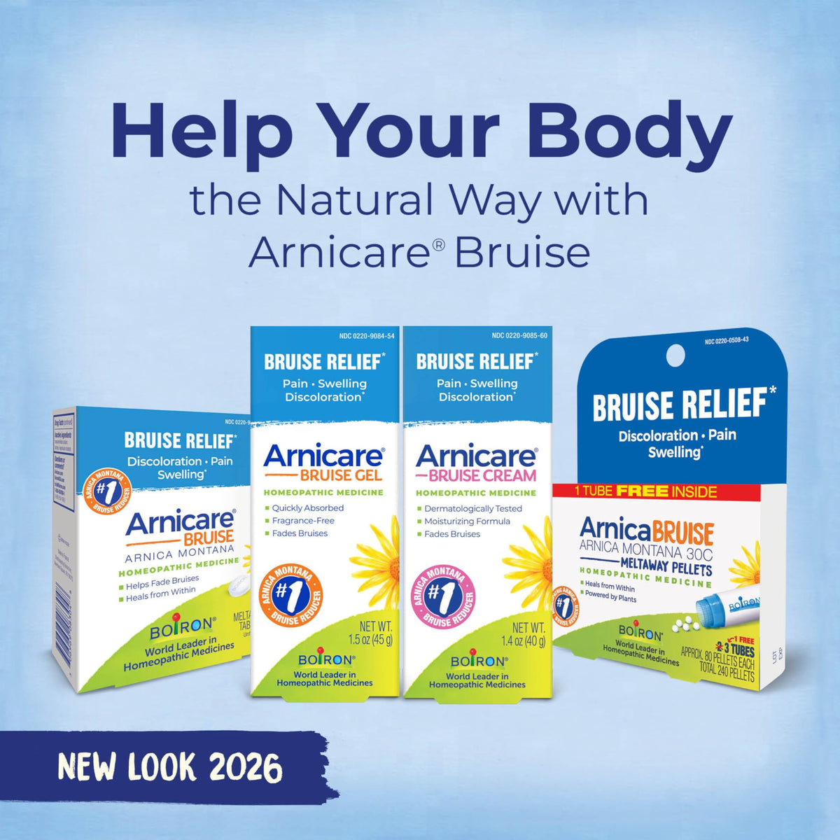 Boiron Arnicare Bruise Gel ingredient highlights
