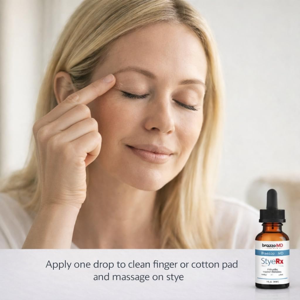 Dropper bottle design of BrazzoMD stye relief solution