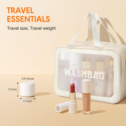 SMILEBOP compact sound device inside a travel luggage bag