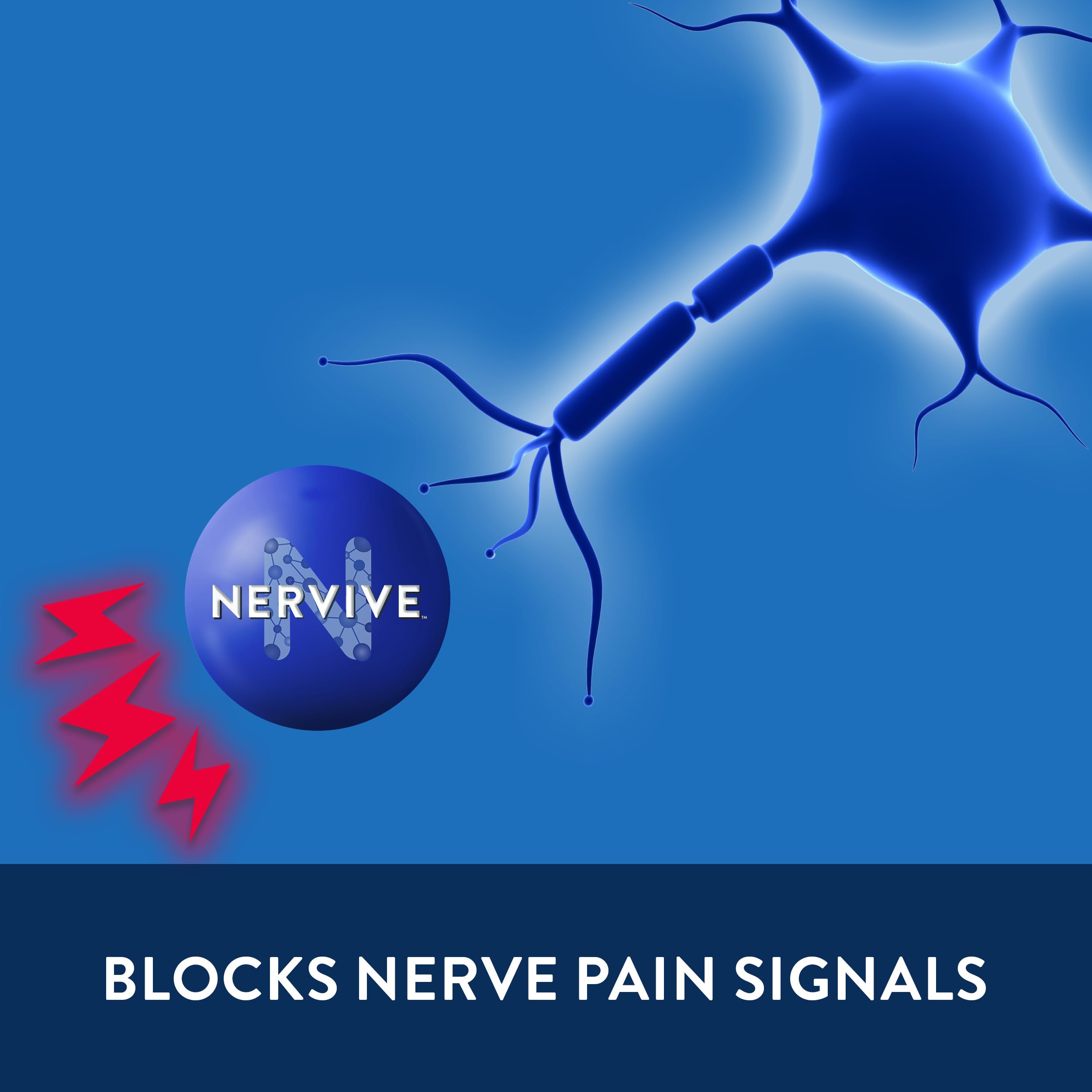Side view of Nervive maximum strength nerve pain spray