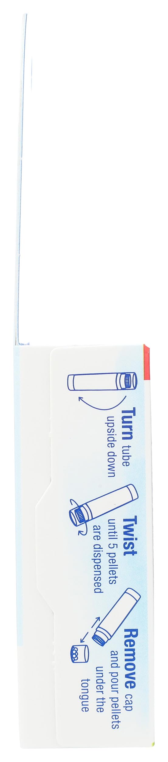 Boiron Arnica Montana 30X pellets demonstrating meltaway size.