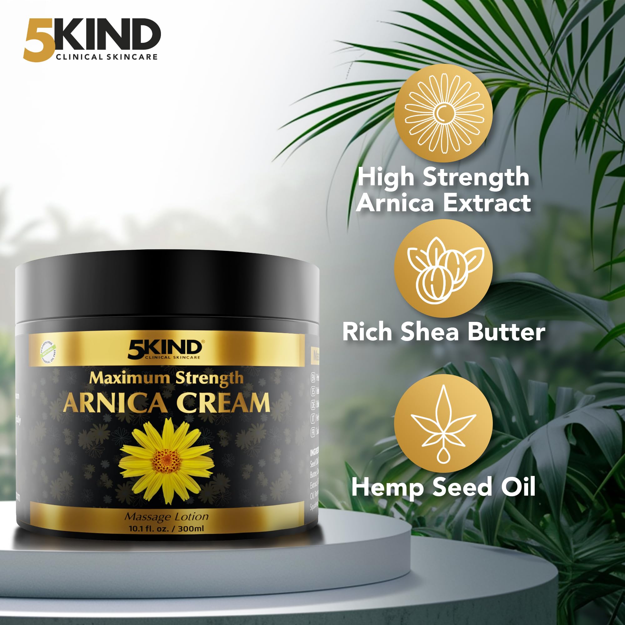 5kind clinical skincare natural bruise relief lotion