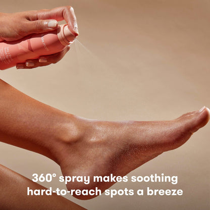 Close up of Frida Mom pregnancy leg and foot spray nozzle