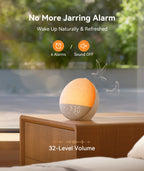 Close up view of the intuitive physical buttons and rotational selection dial on the Dreamegg sleep machine