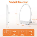 Comfytemp full spectrum daylight lamp featuring adjustable rear stand