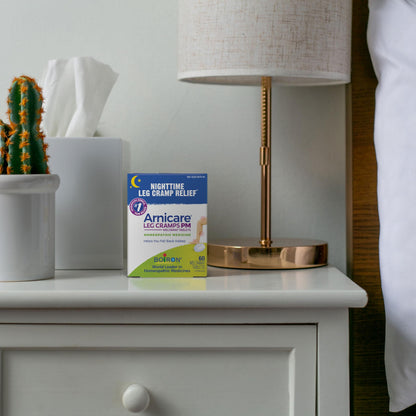 Back view of Boiron Arnicare Leg Cramps showing ingredients