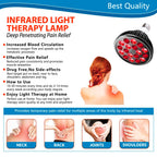 Wolezek therapy bulb demonstrating dual wavelength illumination