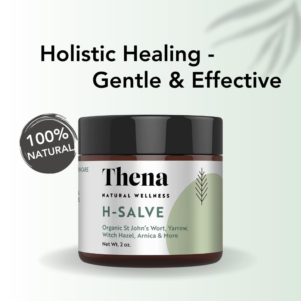 Thena Natural Wellness herbal hemorrhoid ointment label details