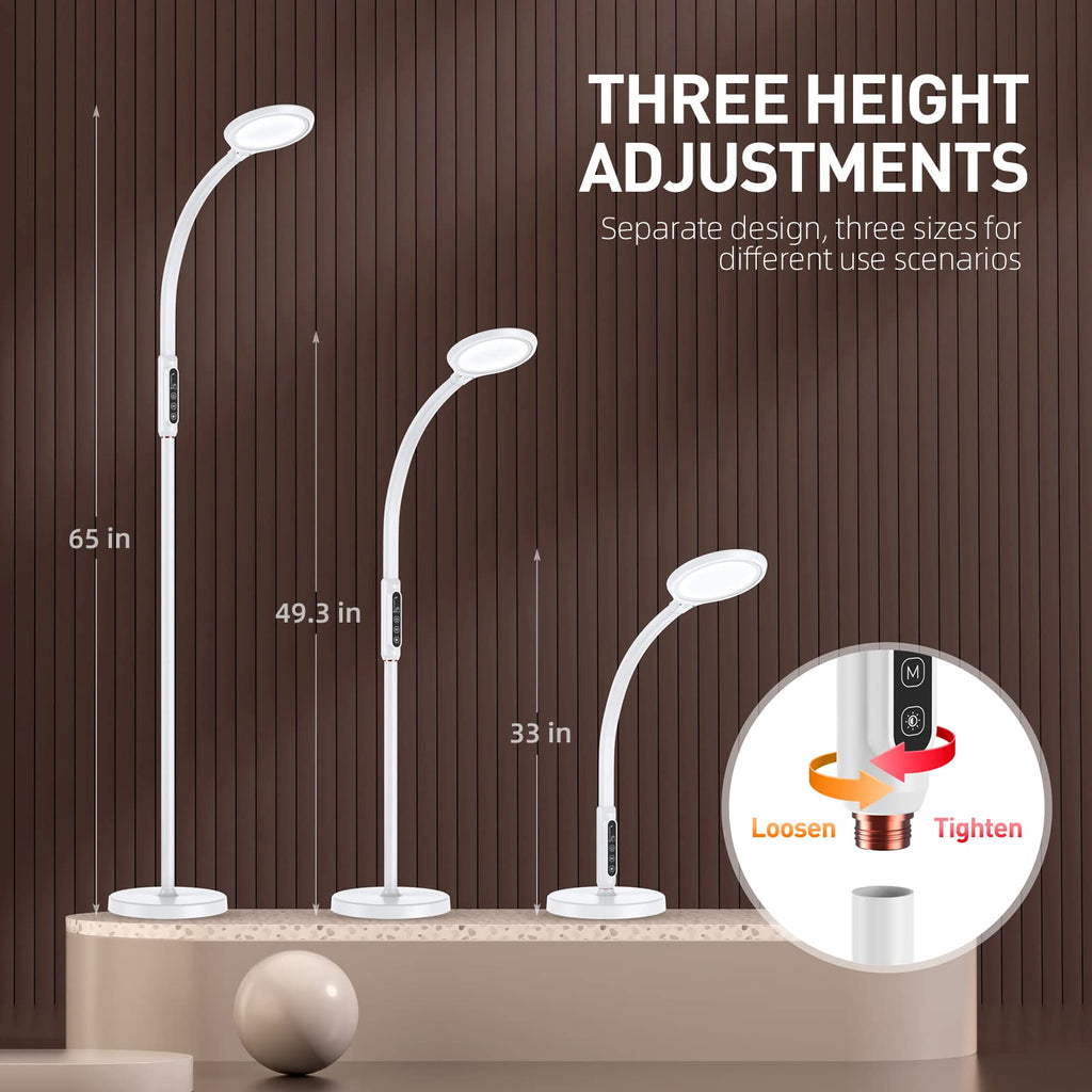 Packaging and included accessories for the FBBJFF light therapy lamp