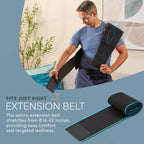 Flexible fabric material and adjustable strap of therapy wrap