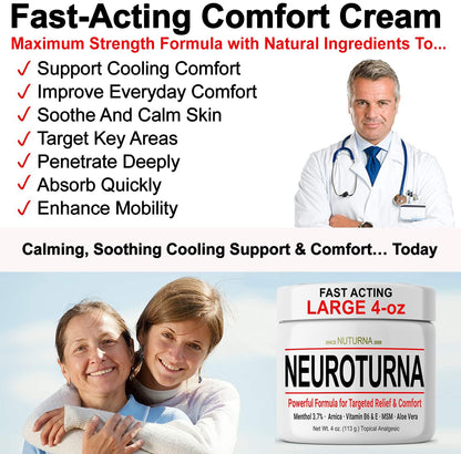 Texture of Nuturna fast acting nerve relief cream