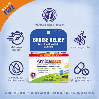 Boiron Arnica Bruise homeopathic pellets packaging