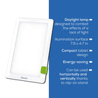 Beurer compact daylight lamp packaged in original retail box