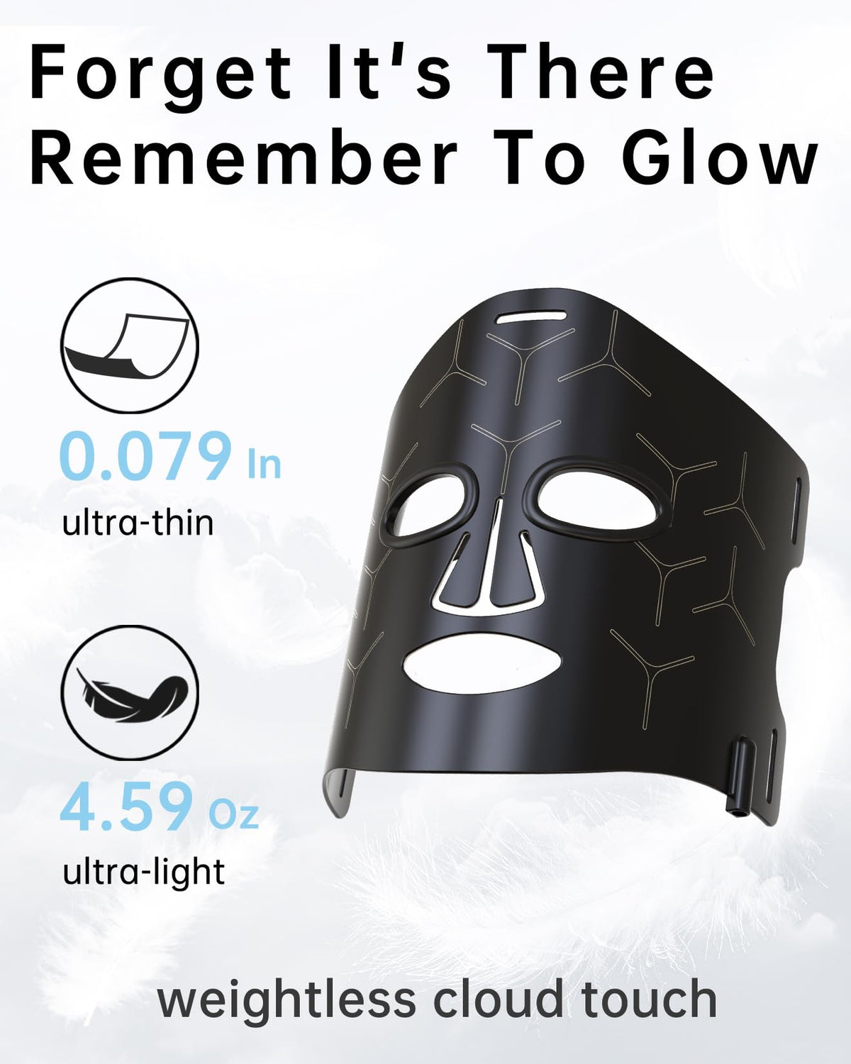 V VYM By Clinmate facial rejuvenation mask in packaging