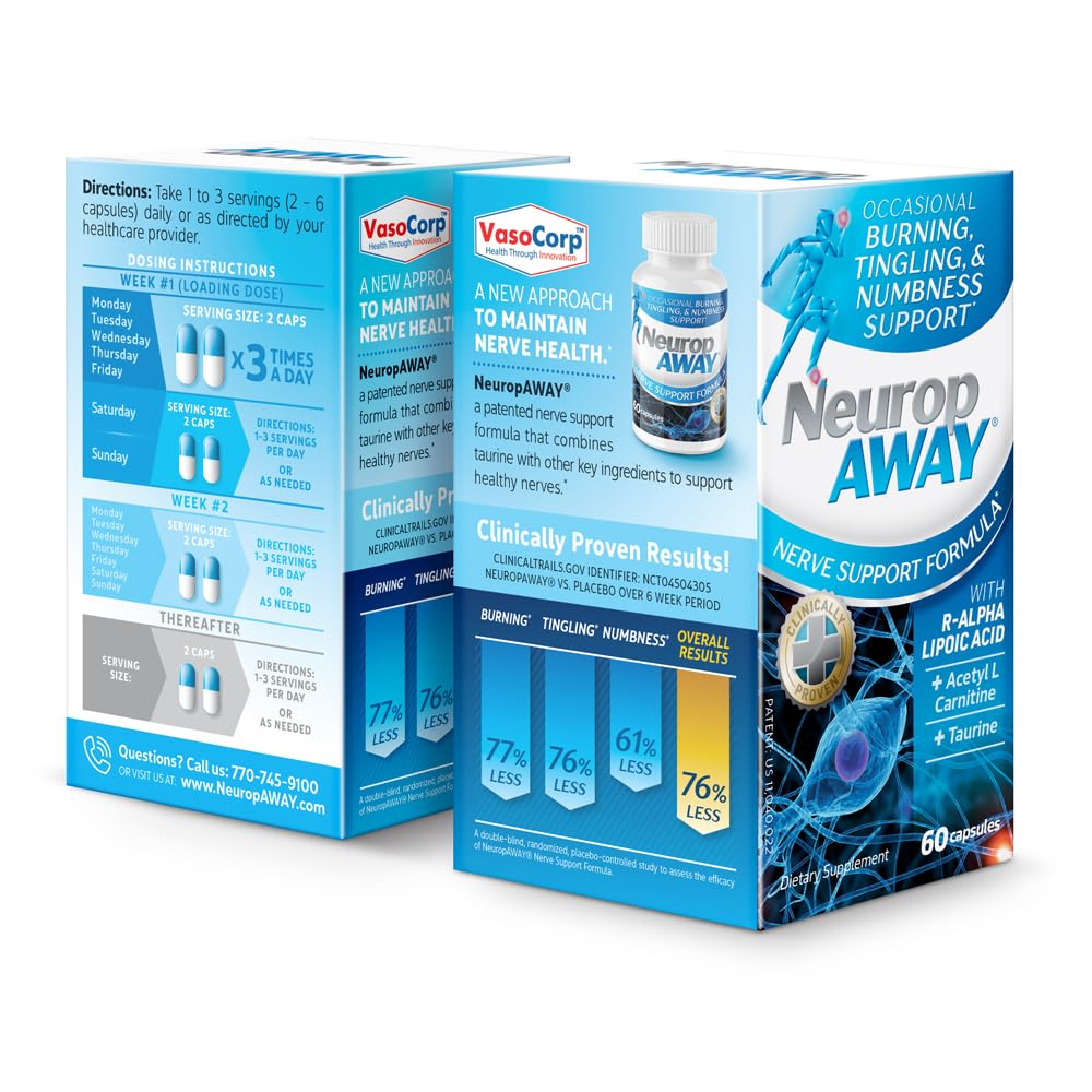 NeuropAWAY nerve support bottle studio photography
