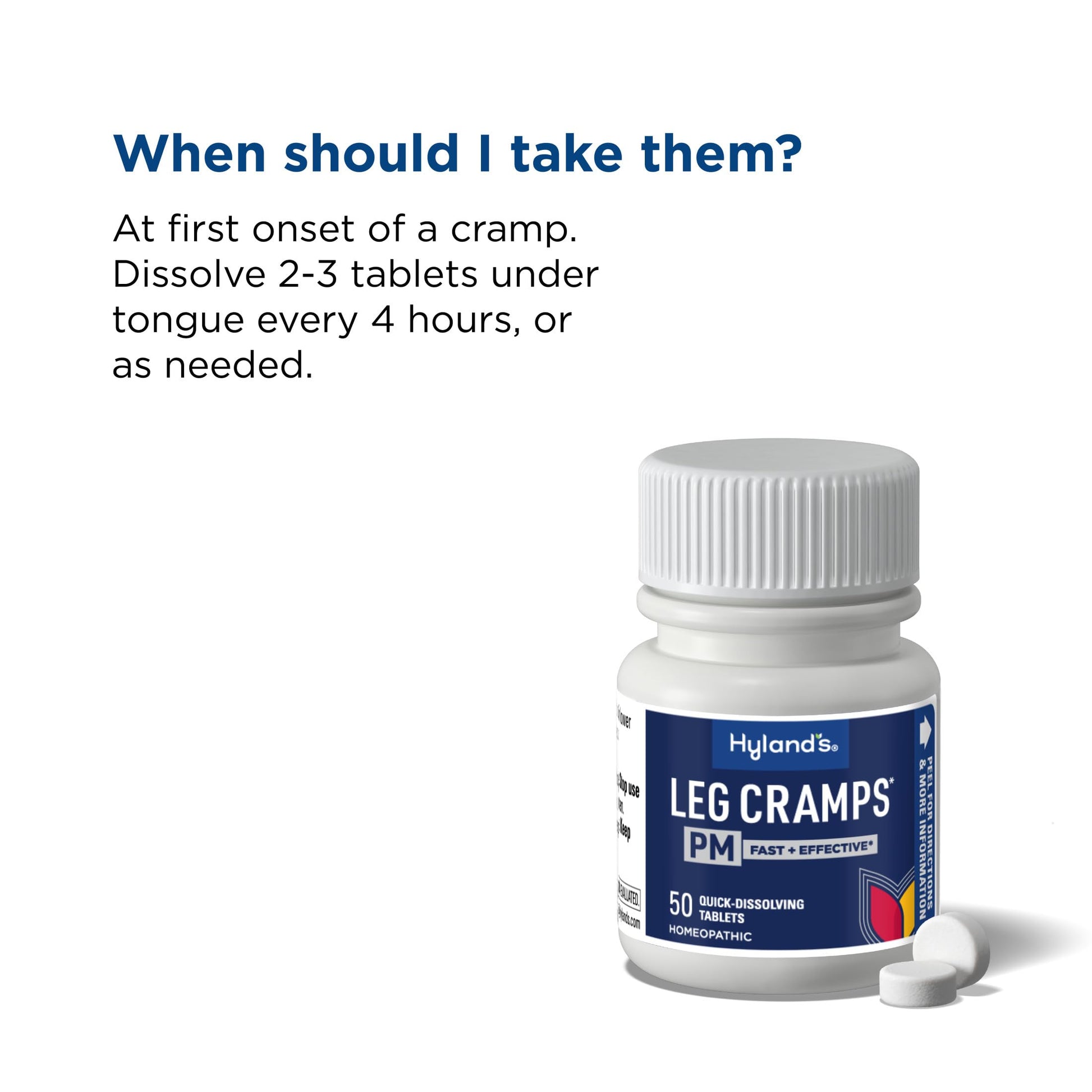 Authentic USA imported Hyland's Leg Cramps PM box details