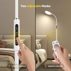 Morfone light therapy lamp adjusted for office desk workspace