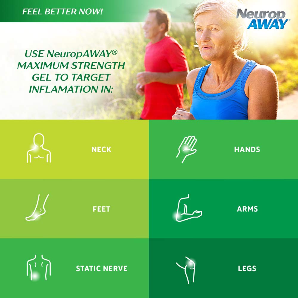 Side profile of NeuropAWAY Maximum Strength Gel jar