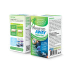 Back of NeuropAWAY gel jar with usage instructions