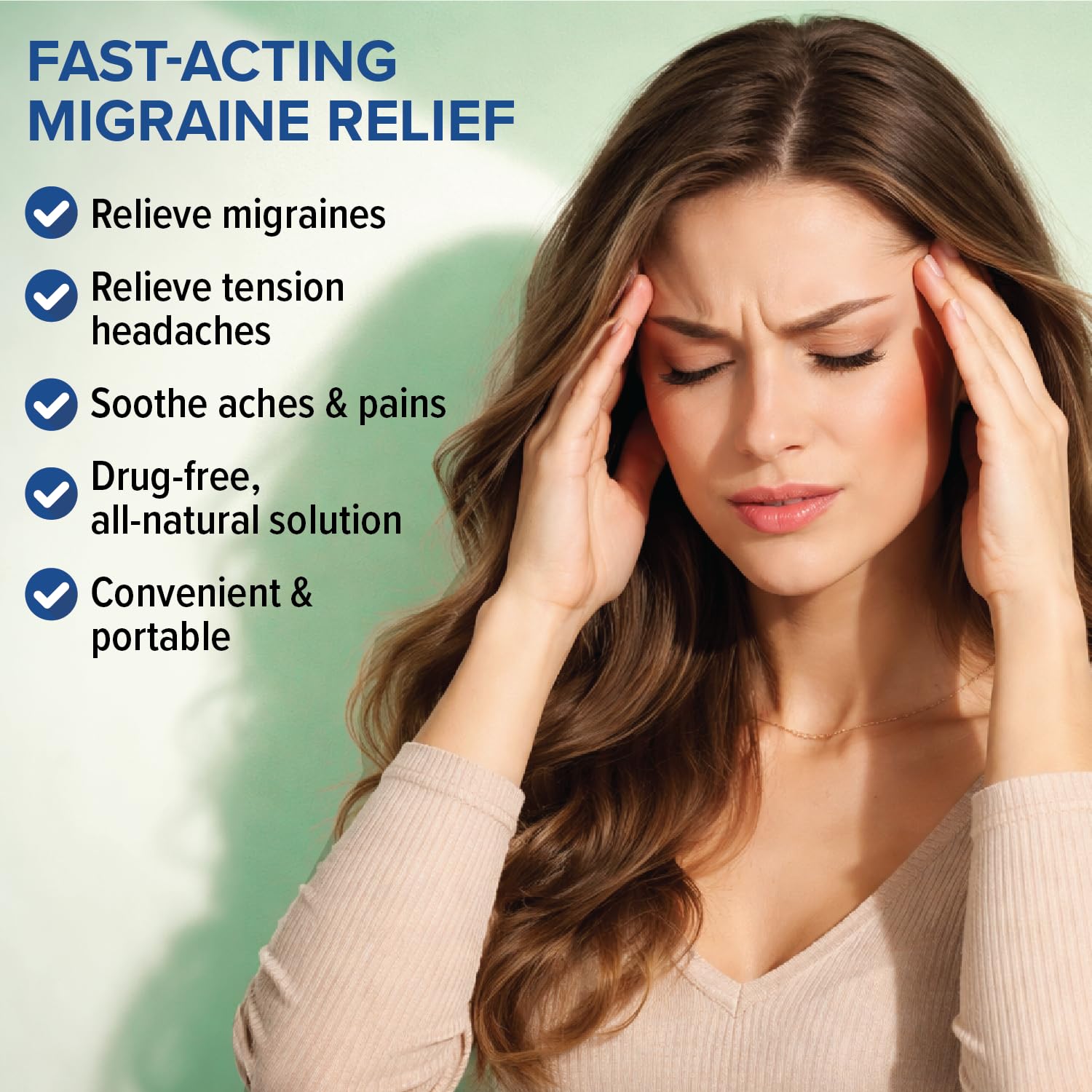 Moxe essential oil inhaler for headache relief