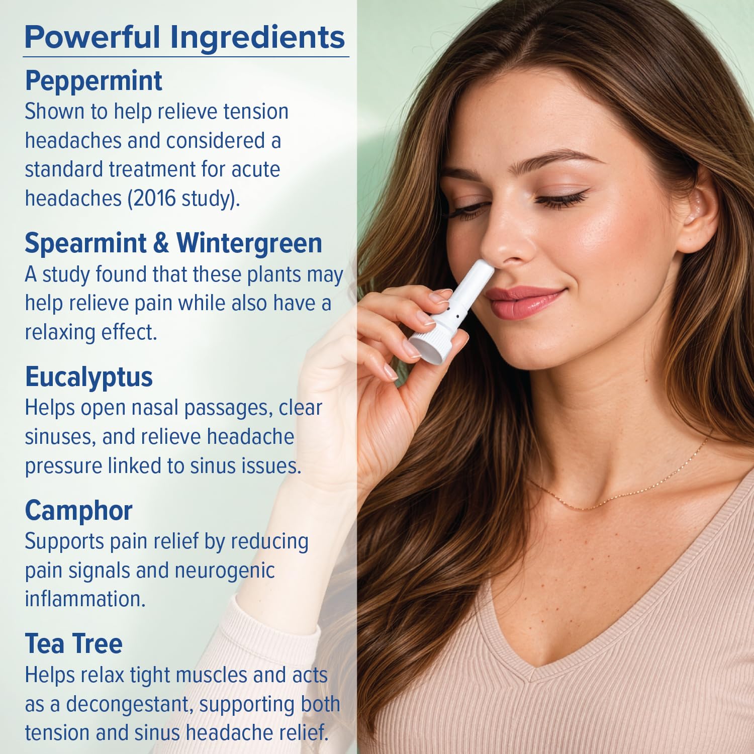 Compact portable nasal inhaler by Moxe