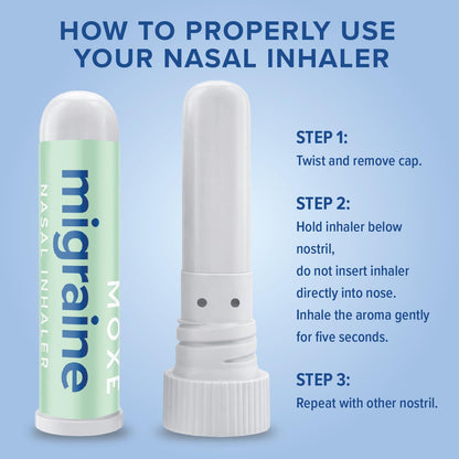 Moxe nasal inhaler travel size packaging