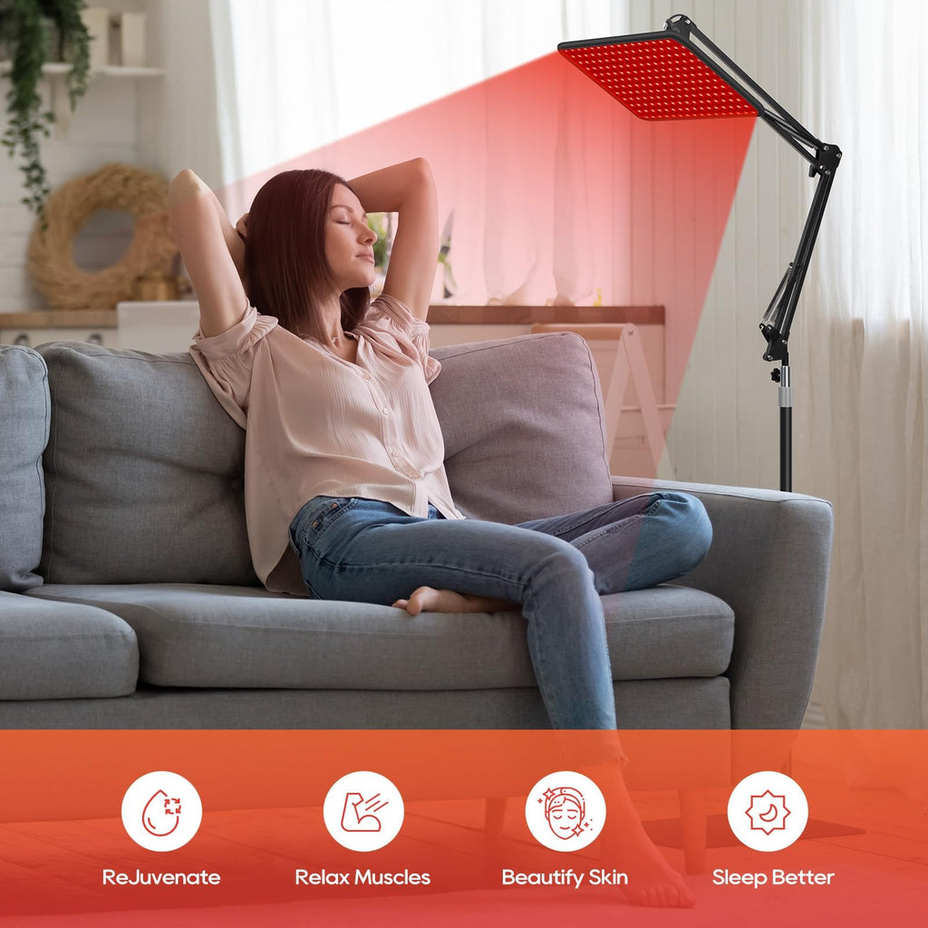 Beichen red light therapy equipment packaging and accessories