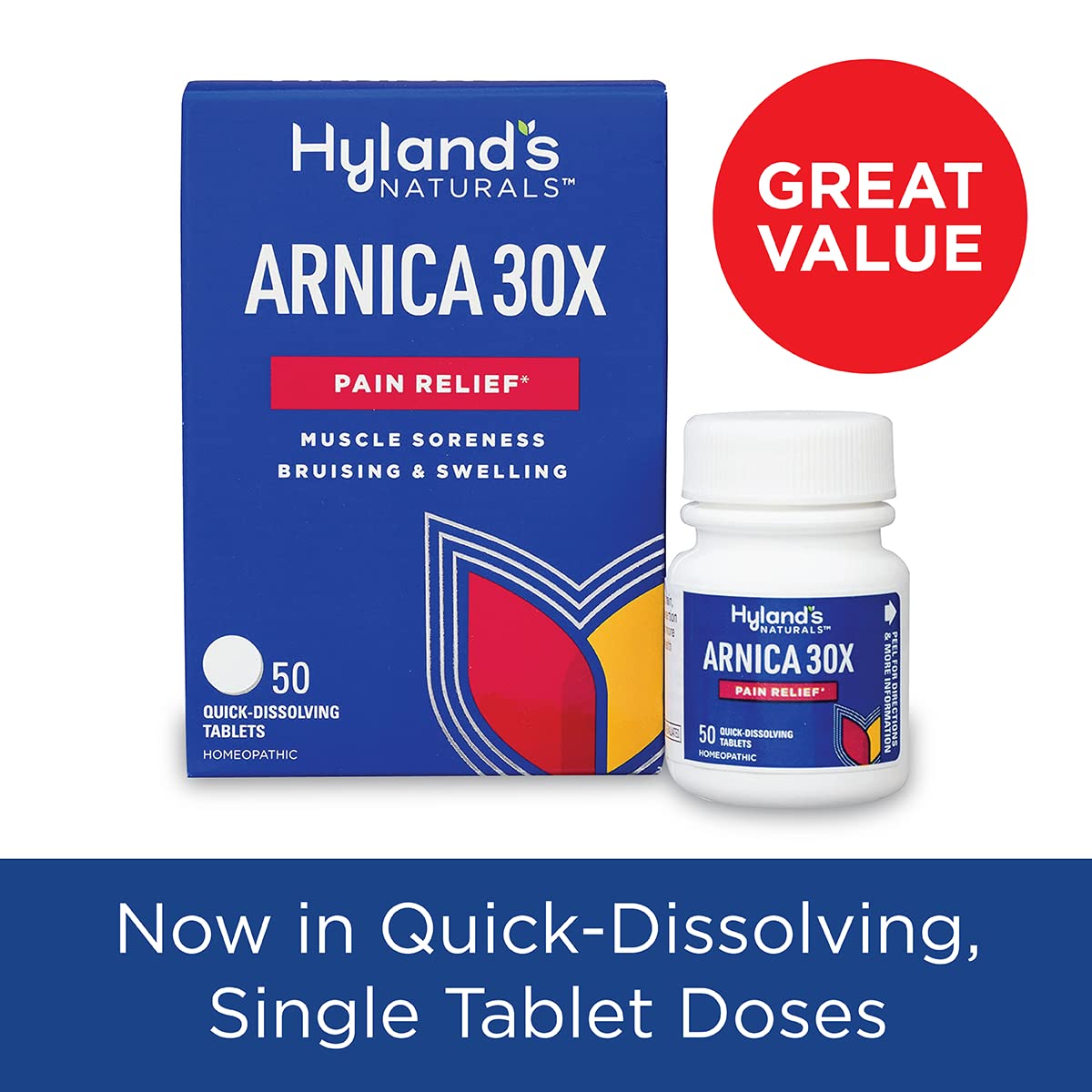 Hyland's Arnica 30x tablets dosage instructions