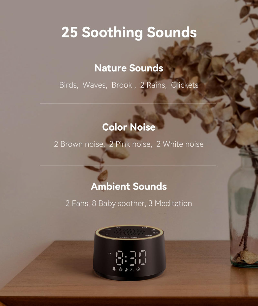 Dreamegg D1 Nova black variant showing the glowing ten color ambient night light feature