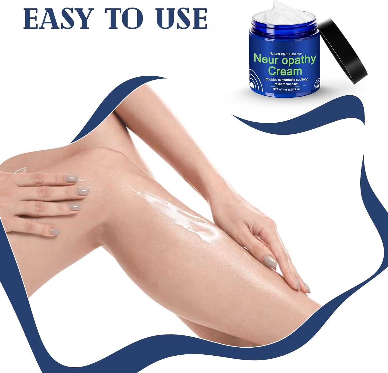 Side view of Gillier neuropathy cream label
