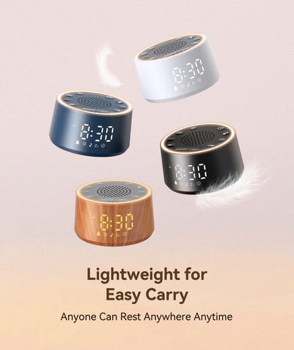 Dreamegg D1 Nova portable alarm clock and sound machine lifestyle display setup