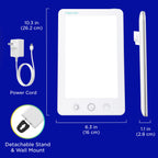 Verilux HappyLight Touch Plus slim profile side view