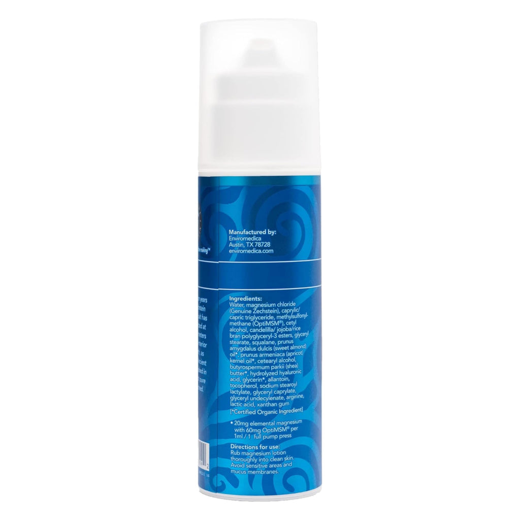 Texture demonstration of Ancient Minerals magnesium cream
