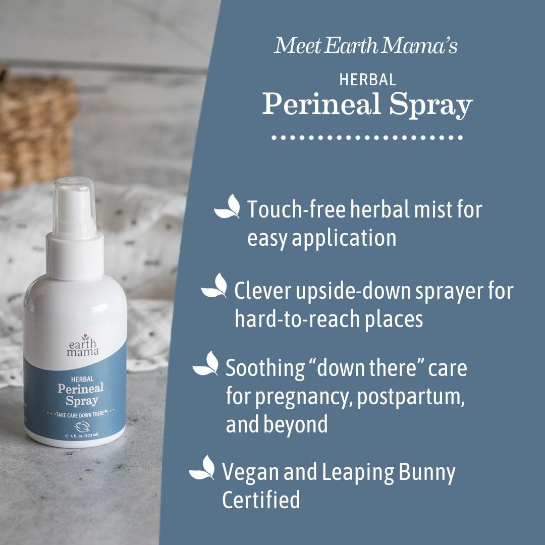 Close up of Earth Mama natural perineal spray nozzle