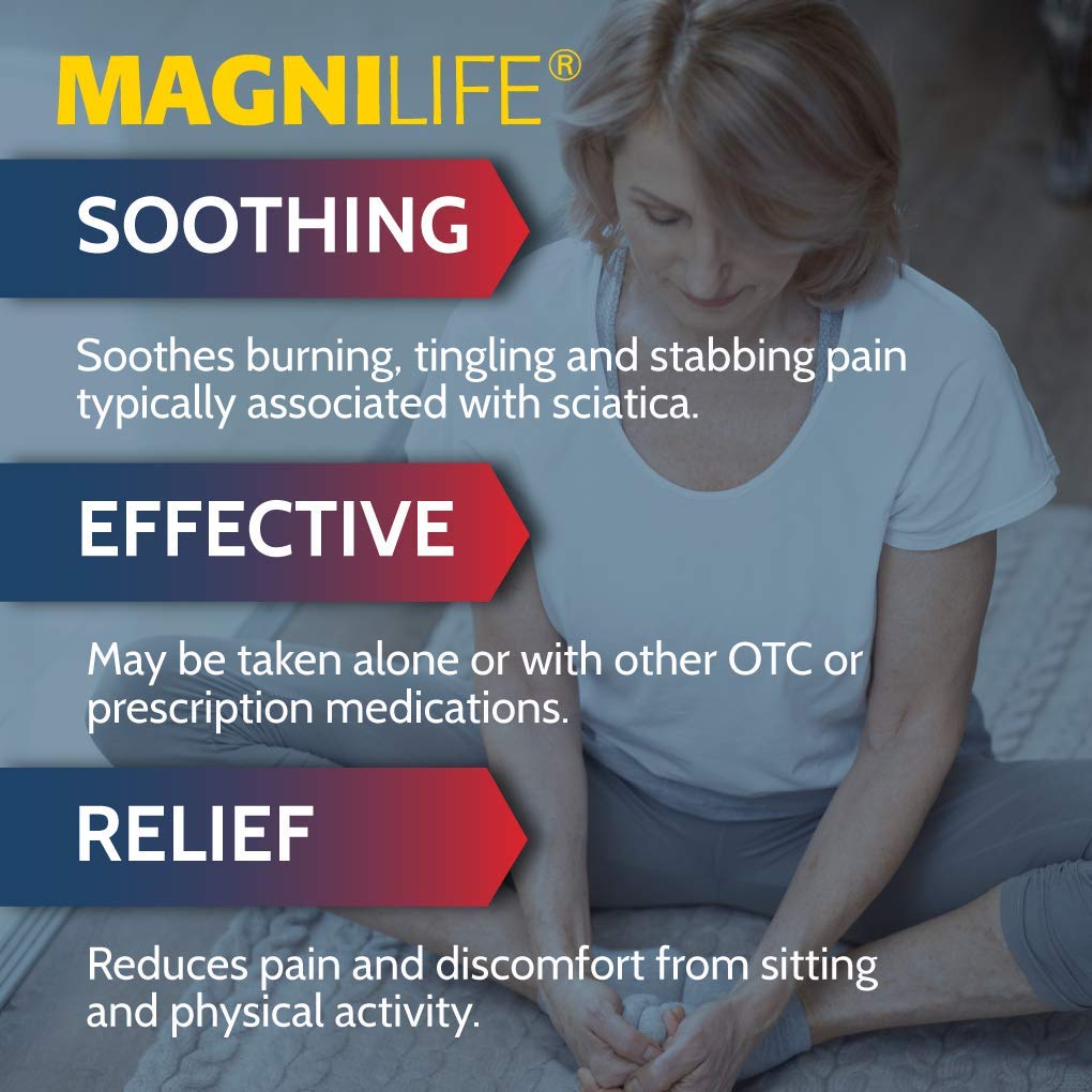 MagniLife Leg and Back Pain Relief Tablets label details and ingredients