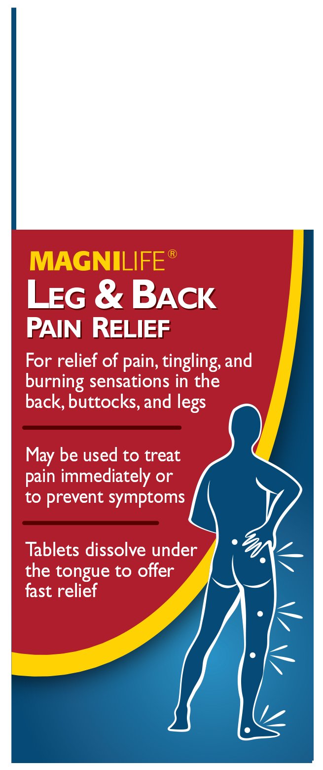 MagniLife Leg and Back Pain Relief quick dissolve tablets texture